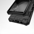 Etui do Samsung Galaxy S22 Ultra, R-JUST, pancerne, czarne
