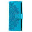 Etui z klapką do Xiaomi Redmi Note 12 4G, Mandala, niebieskie