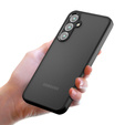 Etui do Samsung Galaxy S24, Fusion Hybrid, z ochroną aparatu, przezroczyste / czarne