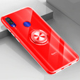 Etui do Xiaomi Redmi 7, silikonowe z ringiem Airbag Ring, czerwone