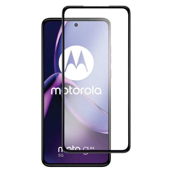 Szkło Hartowane do Motorola Moto G84 5G, z czarną ramką