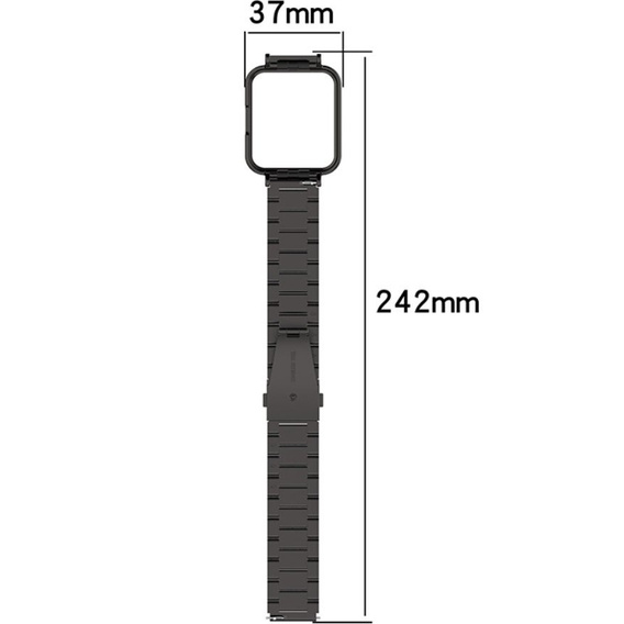 Bransoleta Stainless do Xiaomi Redmi Watch 2 Lite - Black