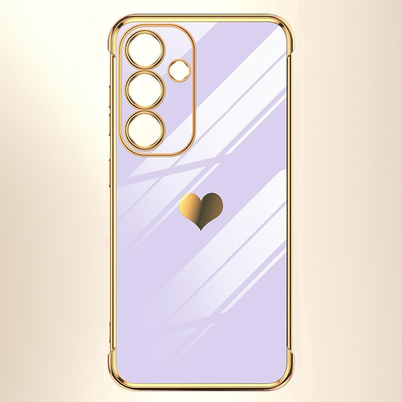 Etui do Samsung Galaxy S26, Electro heart, fioletowe