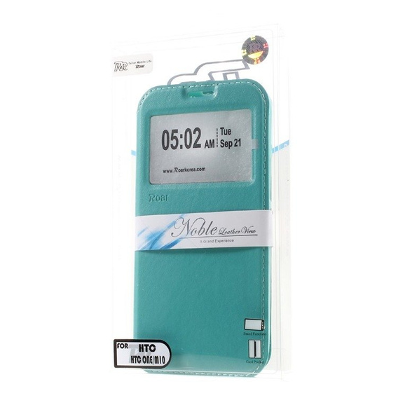 ROAR KOREA Etui Noble View Case do HTC One M10 - Baby Blue
