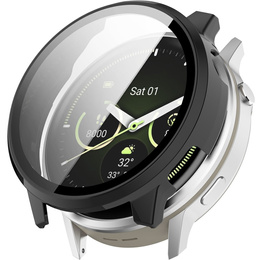 2w1 Etui + Szkło Hartowane do Garmin Venu 4 45mm, czarne