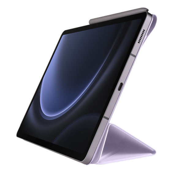 Magnetyczne etui origami do Samsung Galaxy Tab S10 Lite / S10 FE / S9 FE / S9 – fioletowe