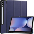 Etui do Samsung Galaxy Tab S10 Ultra, Smartcase z miejscem na rysik, granatowe