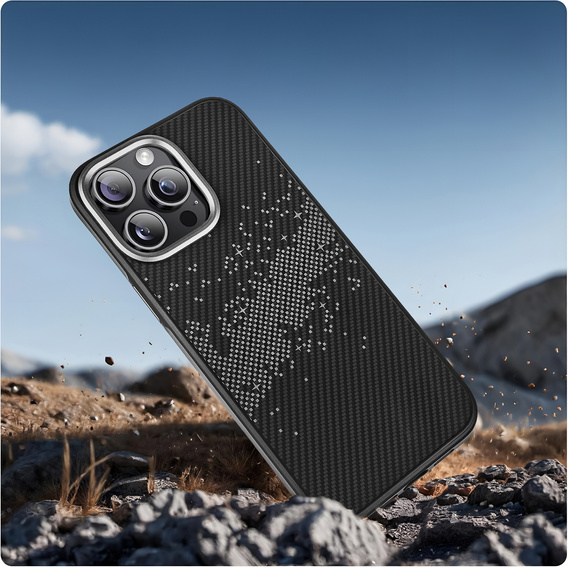 Etui do iPhone 14 Pro, Milky Way, szare