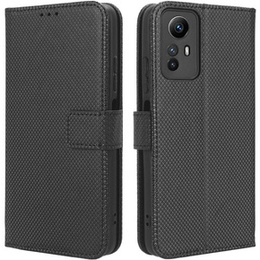 Etui z klapką do Xiaomi Redmi Note 12S 4G, Wallet Smart Magnet, czarne