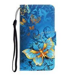 Etui z klapką do Xiaomi Redmi 9A, Wallet, Butterfly niebieskie