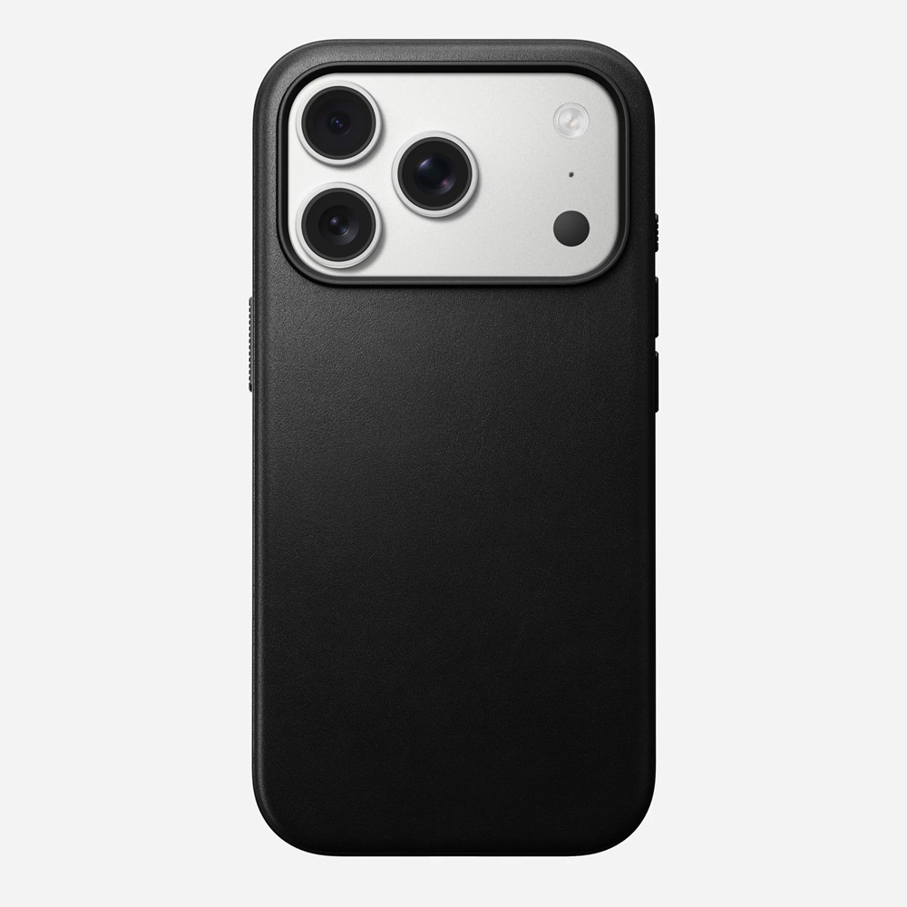 Etui Nomad do iPhone 17 Pro, Modern Leather Case, czarne