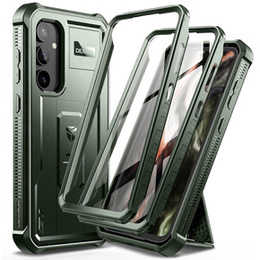 Etui pancerne do Samsung Galaxy S23 FE, Dexnor Full Body (Two Frames), zielone