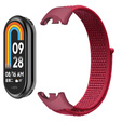 Pasek Nylonowy do Xiaomi Smart Band 10 / 9 / 8, Czerwony