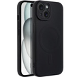 Etui do MagSafe ERBORD Silicone Mag Cover do iPhone 15 Plus, czarne