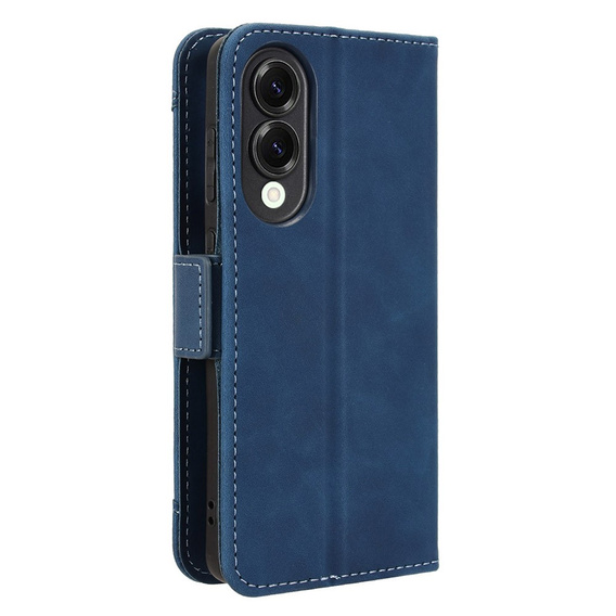 Etui z klapką do Samsung Galaxy S25 Edge, Card Slot, granatowe