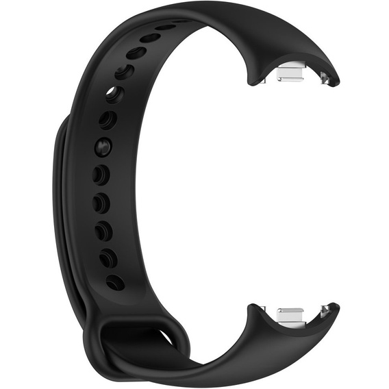Pasek Silikonowy do Xiaomi Smart Band 10 / 9 / 8, Czarny