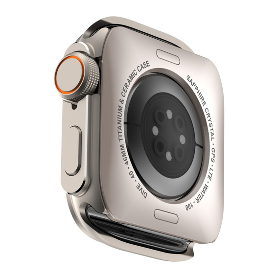 Etui aluminiowe do Apple Watch 10/11 46mm, tytanowe