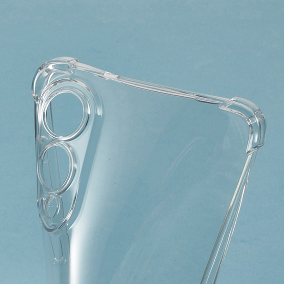 Etui ze smyczą do Samsung Galaxy S25 Edge, przezroczyste