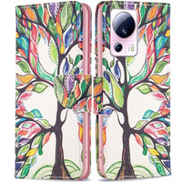 Etui z klapką do Xiaomi 13 Lite, Wallet, Tree of Life