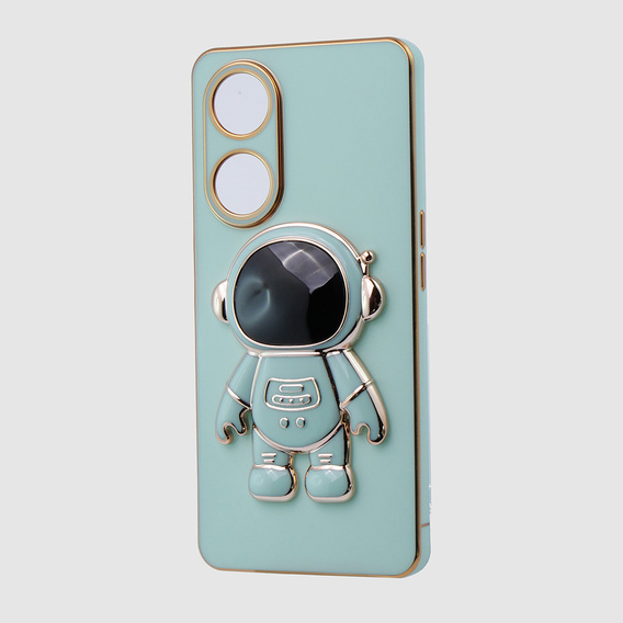 Etui do Oppo A98 5G, Astronaut, zielone