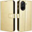 Etui z klapką do Xiaomi Redmi A5, Crazy Horse Wallet, złote