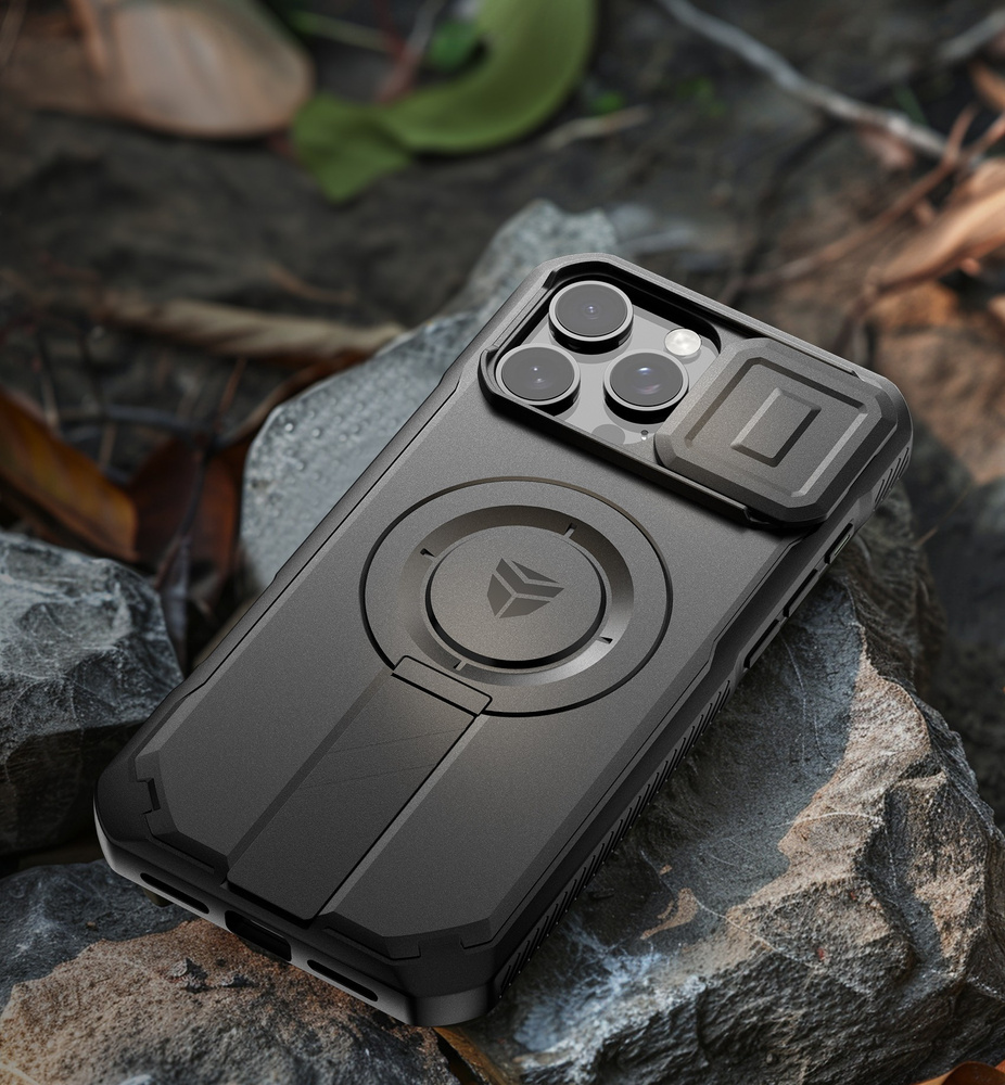 Etui Dexnor do iPhone 16 Pro Max – składana aluminiowa podstawka do oglądania filmów