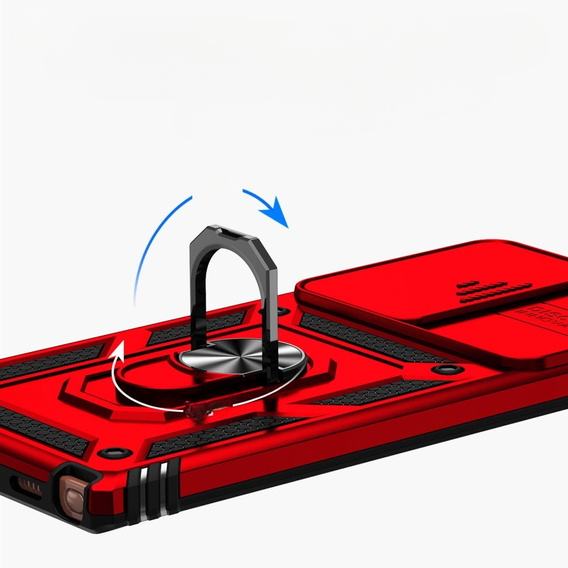 Etui pancerne do Samsung Galaxy Note 20 Ultra, CamShield Slide, czerwone