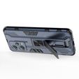Etui do Xiaomi Redmi Note 12 5G / POCO X5 5G, pancerne z podstawką i ochroną aparatu, niebieskie