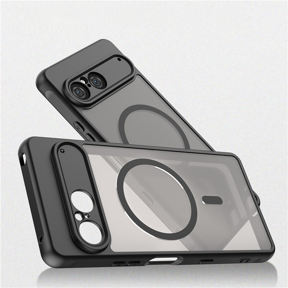 Etui do Sony Xperia 10 VII, Matt Case, do MagSafe, czarne