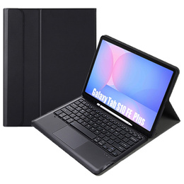 Etui z klawiaturą Bluetooth i touchpadem do Samsung Galaxy Tab S10 FE+ Plus X620/X626B – czarne
