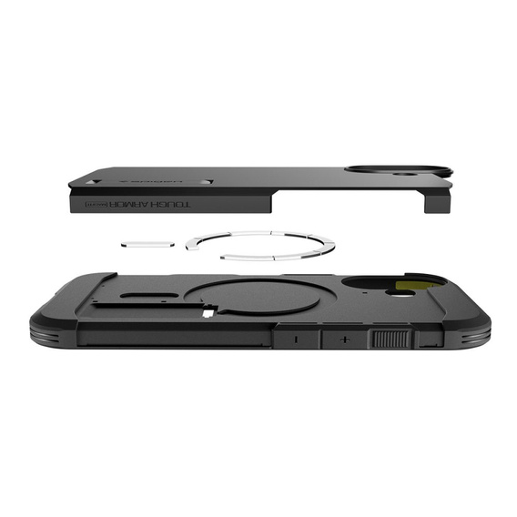 Etui Spigen do iPhone 17, Tough Armor T Mag MagSafe, Black