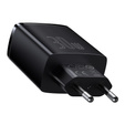 BASEUS Ładowarka Sieciowa 2xUSB + USB Type-C, 30W, Black