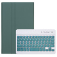 Etui z klawiaturą do Samsung Galaxy Tab A7 Lite 8.7 T220 / 225, zielone