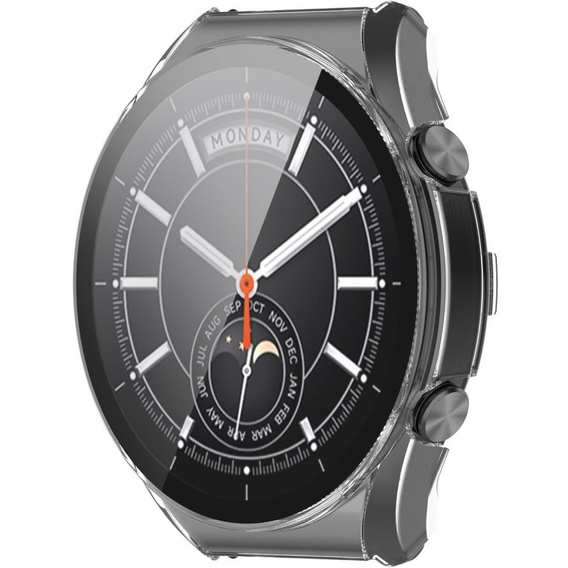Etui + Szkło 2w1 do Xiaomi Watch S1, Transparent