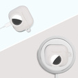Etui Silicone na Słuchawki Apple AirPods 3, z miejscem na AirTag 2 / 1, White