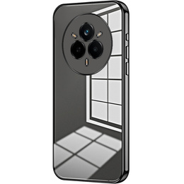 Etui do Realme 14 Pro 5G, Electroplating Frame, przezroczyste / czarne