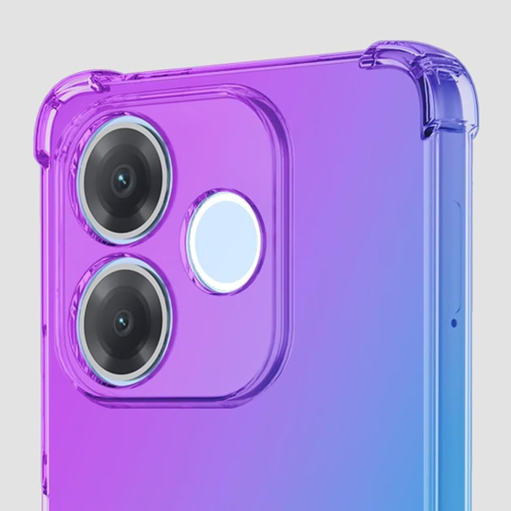 Etui Gradient Dropproof do Oppo A5 Pro 5G, Fioletowe / niebieskie