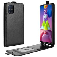 Etui z klapką do Samsung Galaxy M51, Flip, czarne