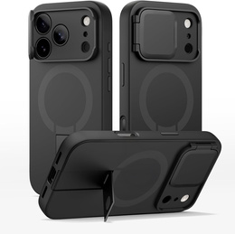 Etui do iPhone 17 Pro, Suritch Shockproof, do MagSafe – czarne