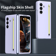 Etui ze szkłem i rysikiem do Samsung Galaxy Z Fold7 – fioletowe