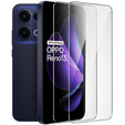 2x Szkło Hartowane do Oppo Reno 13, ERBORD 9H Hard Glass, szybka