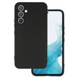 Etui cienkie do Samsung Galaxy A14 4G/5G, Slim Matowe, czarne + szkło 9H