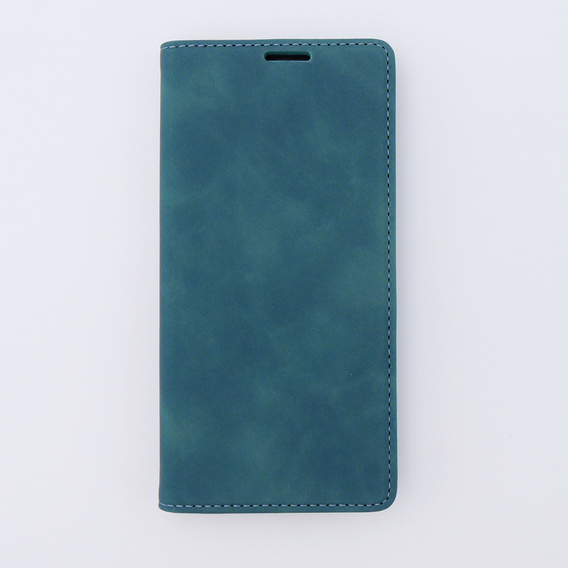 Etui do Xiaomi Redmi Note 12S, ERBORD Vintage portfel z klapką, niebieskie