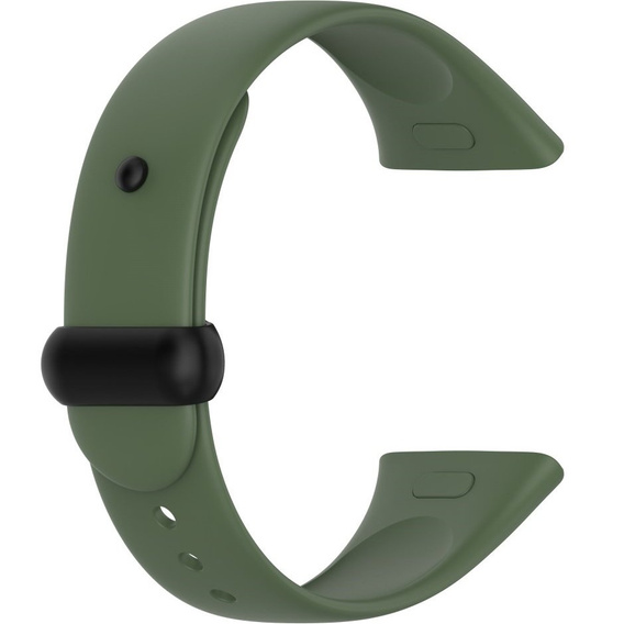 Pasek Silikonowy do Xiaomi Redmi Watch 3, Zielony / Czarny