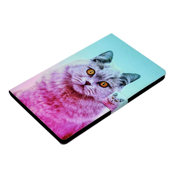 Etui do Samsung Galaxy Tab A9+ X210 / X215 / X216B, pink cat