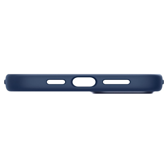 Etui Spigen do iPhone 14 Plus, Silicone Fit MagSafe, Navy Blue