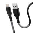 Karbonowy Kabel USB Lightning 12W do Apple CarPlay, 100cm