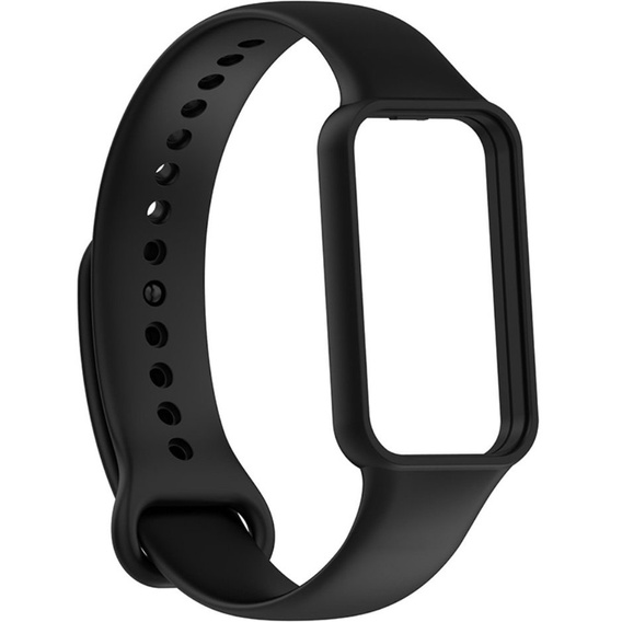 Pasek Silikonowy do Xiaomi Amazfit Band 7, Czarny