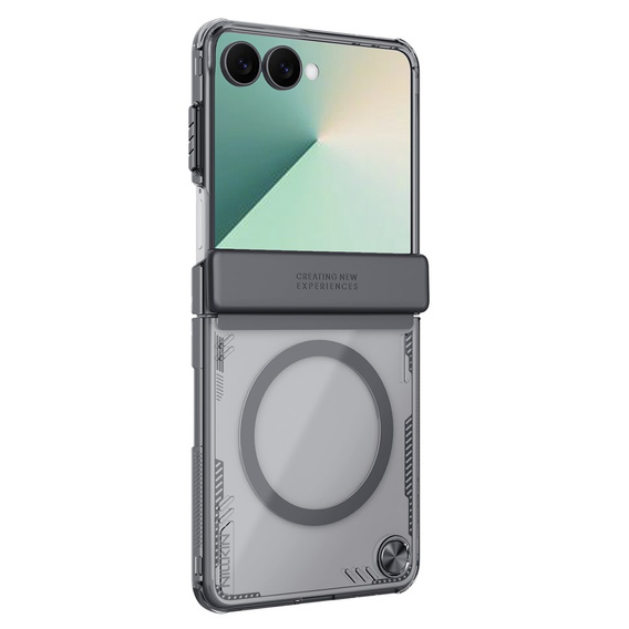 Etui do Samsung Galaxy Z Flip7 5G, pancerne Nillkin, Icelade Prop, do Magsafe, czarne