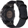 Pasek Nylonowy QuickFit 20mm do Garmin Fenix 5S/6S/7S/8 43mm, Czarny